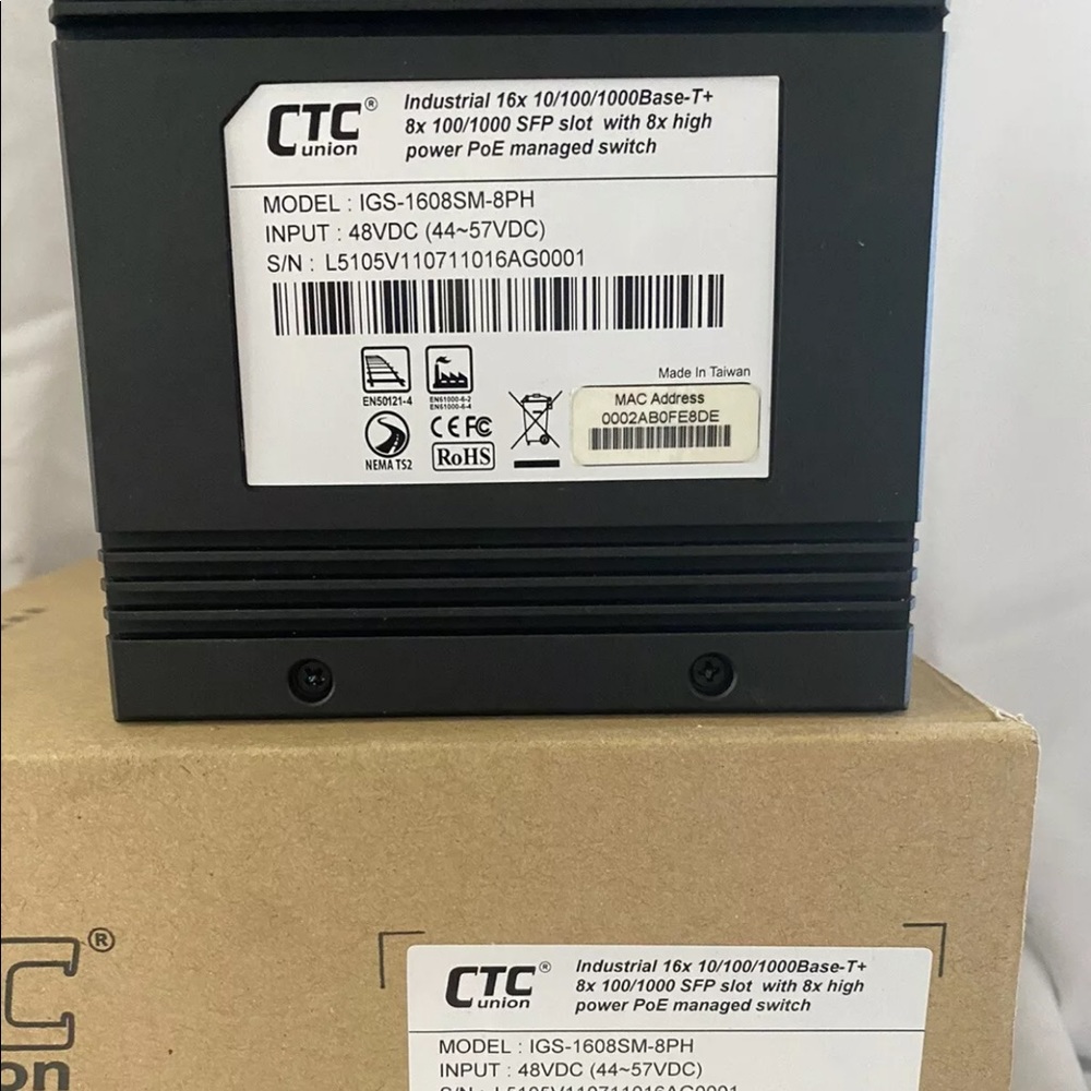 NIB CTC Union igs-1608sm-8ph